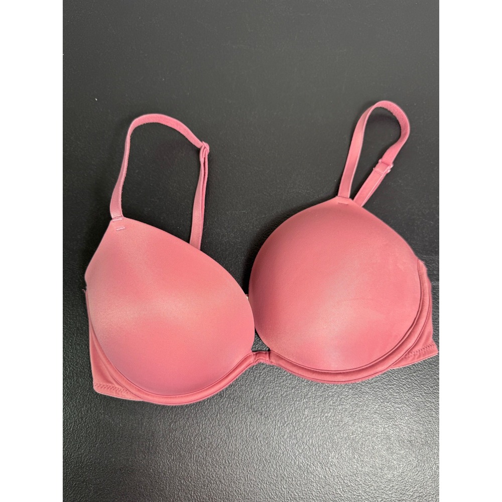 PINK by Victoria's Secret Wear Everywhere Push Up‎ Bra Rose Pink Size 32D